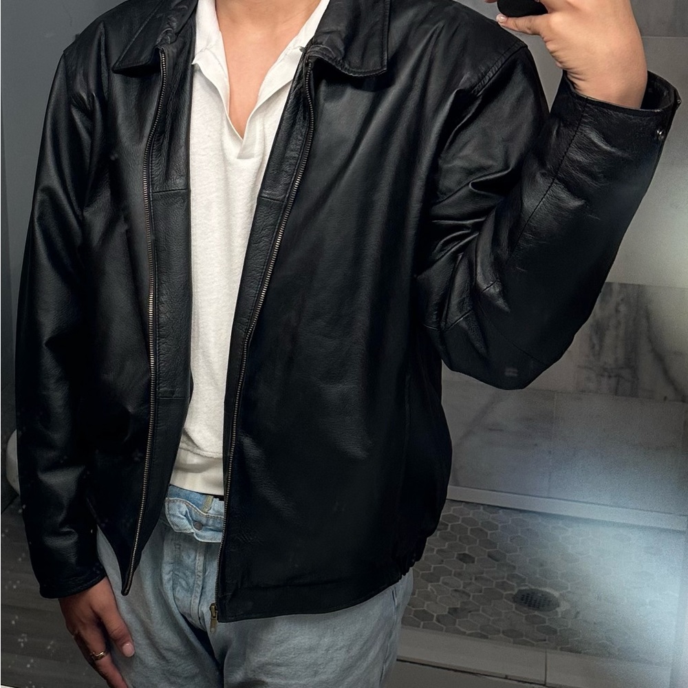 Black Leather Jacket - image 4